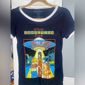 Alien Abduction Club Graphic Tee Steven Rhodes